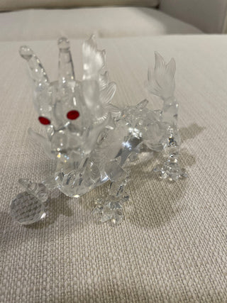 SWAROVSKI CRYSTAL SCS 2nd Annual Edition 1997 ".  The Dragon" Fabulous Creatures RSV|119344