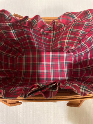 Longaberger Christmas collection 1992 seasons greetings basket  RSV|119565