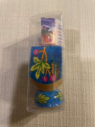 Yair Emanuel Small Dreidel and Stand hand painted  RSV|119580