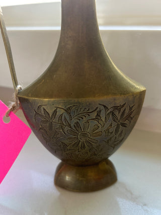 Vintage brass vase, pitcher -RSV|120528