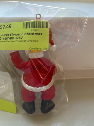Homer Simpson Christmas Ornament -RSV|120540