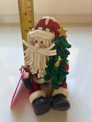 Clay Polymer Christmas Santa Claus Figurine-RSV|120541