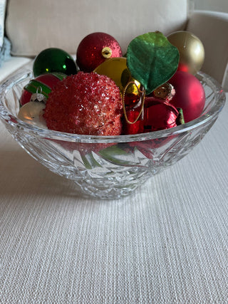 Ornament filled crystal bowl RSV|120568