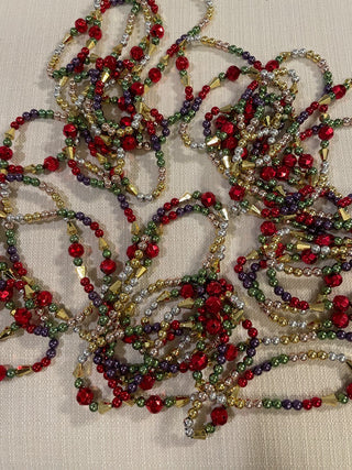 Multicolored beads decorative Christmas|120932