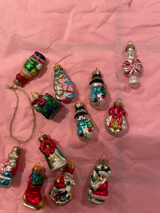 Small vintage Christmas ornaments RSV|123292