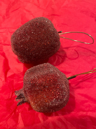 Apple pomegranate fruit ornament|123316