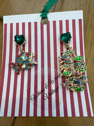 Betsy Johnson Fish earrings|123952