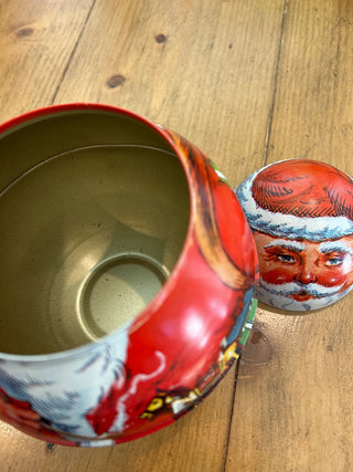 Santa Rolly Tin Chein 1980|123963