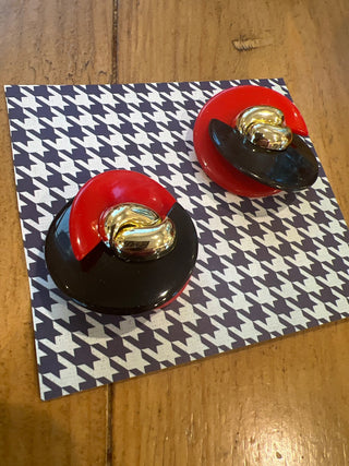 Red/Black/Gold 80s Clip-On MTS|124471