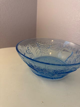 Vintage blue casserole dish|124605