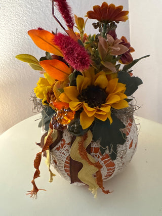 Fall lace, pumpkin|124649