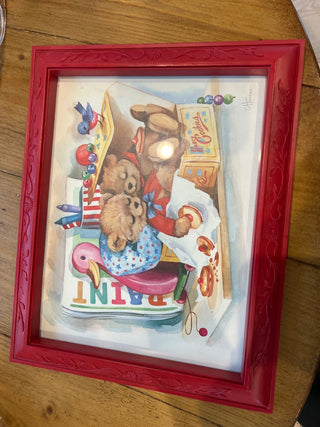 Red Teddy Bear Picture Hansen MTS|125335