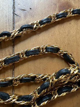 Black Quilted Suede Purse MTS|127497