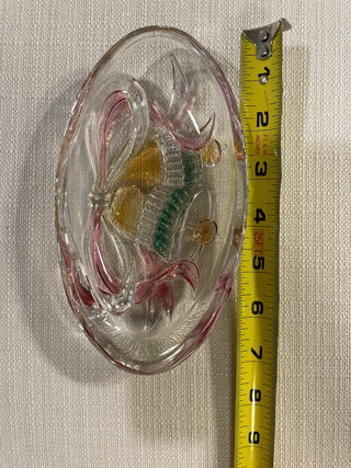 Vintage Mikasa Glass Candy Dish: Pastel Bell Design RSV|127728