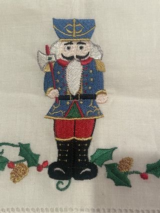 Nutcracker/Toy Soldier Hand Towel, Blue    MTS|128471