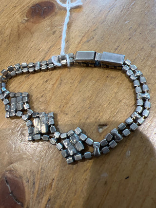 40s Art Deco Rhinestone Bracelet MTS|130730