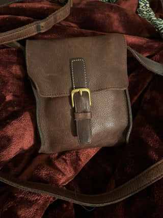 Brown leather vintage GAP purse|131342