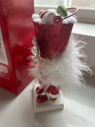 Kurt Adler Short Bucket Hat Soldier Wooden Hollywood Christmas Nutcracker 7 1/2"-RSV|132877