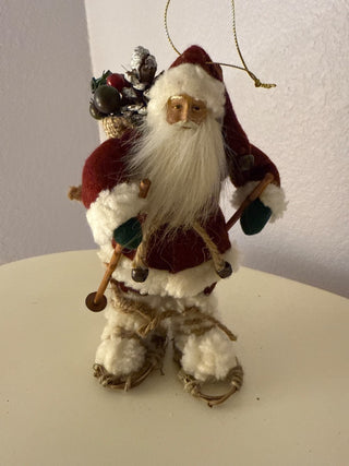 Santa ornament snow shoes and presents  RCD|135780