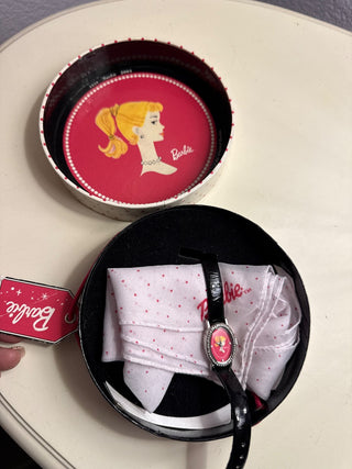 Barbie watch special edition collectors watch and hankies originals. Good condition RCD|136073