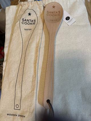santas cookie wooden spoon mt|136506