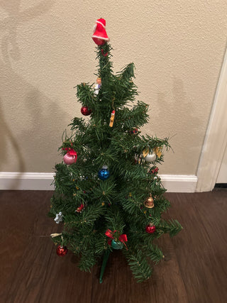 Table Top Artificial Tree with Ornaments   MTS|138525