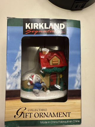 Vintage mouse and house ornament  RCD|139240