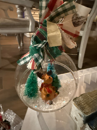 Handmade glass reondeer ornament RCD|140331