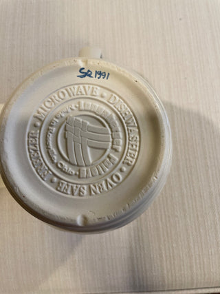 Longaberger Pottery Woven Traditions 6" Pitcher,RSV Made in USA|142638