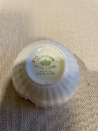 Radfords China Ribbed  Open Sugar Bowl Vintage RSV|142642