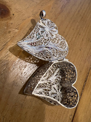 Sterling Filigree Heart Box MTS|145367