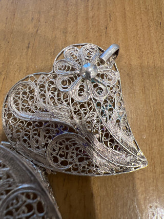 Sterling Filigree Heart Box MTS|145369