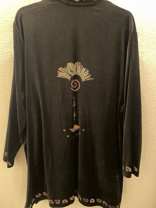 Vintage bread, velvet hand, painted jacket RSV|145548