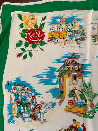 Vintage Mexico Souvenir Scarf    MTS|165782