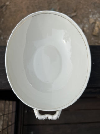 12F HOMER LAUGHLIN EGGSHELL GEORGIAN BOMBAY COVERED VEGETABLE SERVING BOWL RSV|67194