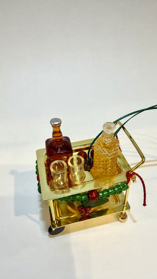 Bar Cart Christmas Ornament NY RCD|130582