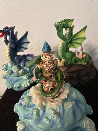 Dragon Trinket Box Castle MTS|68067