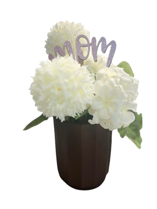 MOM FLOWERS W/VASE|66290