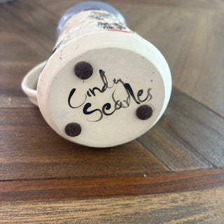 Cindy Searles Ceramic Cat/Bunny Mug MTS|73886