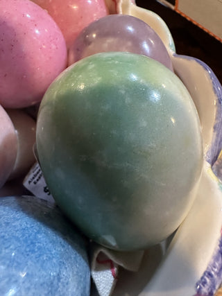 #62 VV Vintage Marble Alabaster Italy Easter Egg MTS|61334