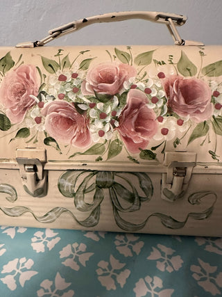 Lunch Box Vintage Hand Painted MTS|119962