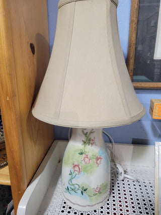 Vintage Stiffel 20.5" Hand Painted Lamp w/Shade RCD|82141