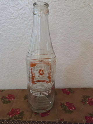 1950s Hires Root Beer Soda Bottle, 8 oz., RCD