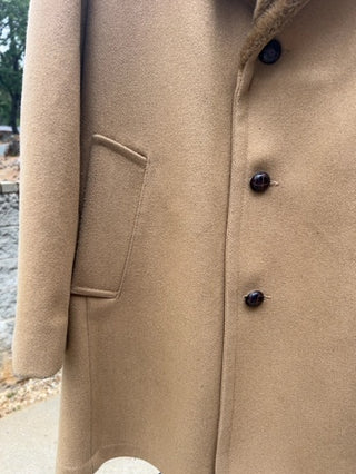 JP Men’s Casual Craft of New York Wool and Faux Fur Coat 42 R