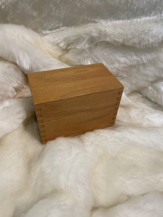 Wooden Recipe Box RCD