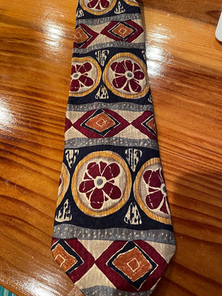 VNTG Omaggio Floral 100% Silk Tie-MTS|113750