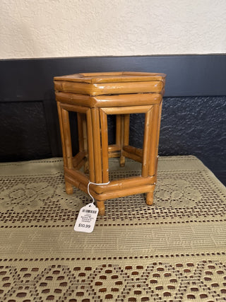 Vintage Bamboo Plant Stand as is condition|68485
