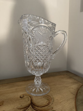 AJ - Crystal Pedestal Pitcher MTS