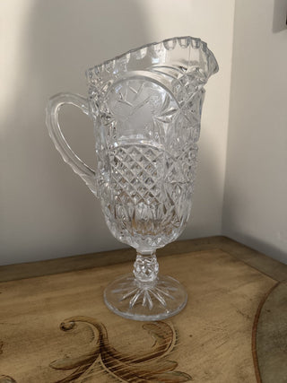 AJ - Crystal Pedestal Pitcher MTS