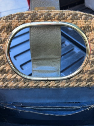 Vintage houndstooth purse